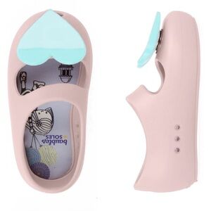 Baubles + Soles Kaya shoe Mary Jane heart baubles girls 9 Oka B pink blue VGUC